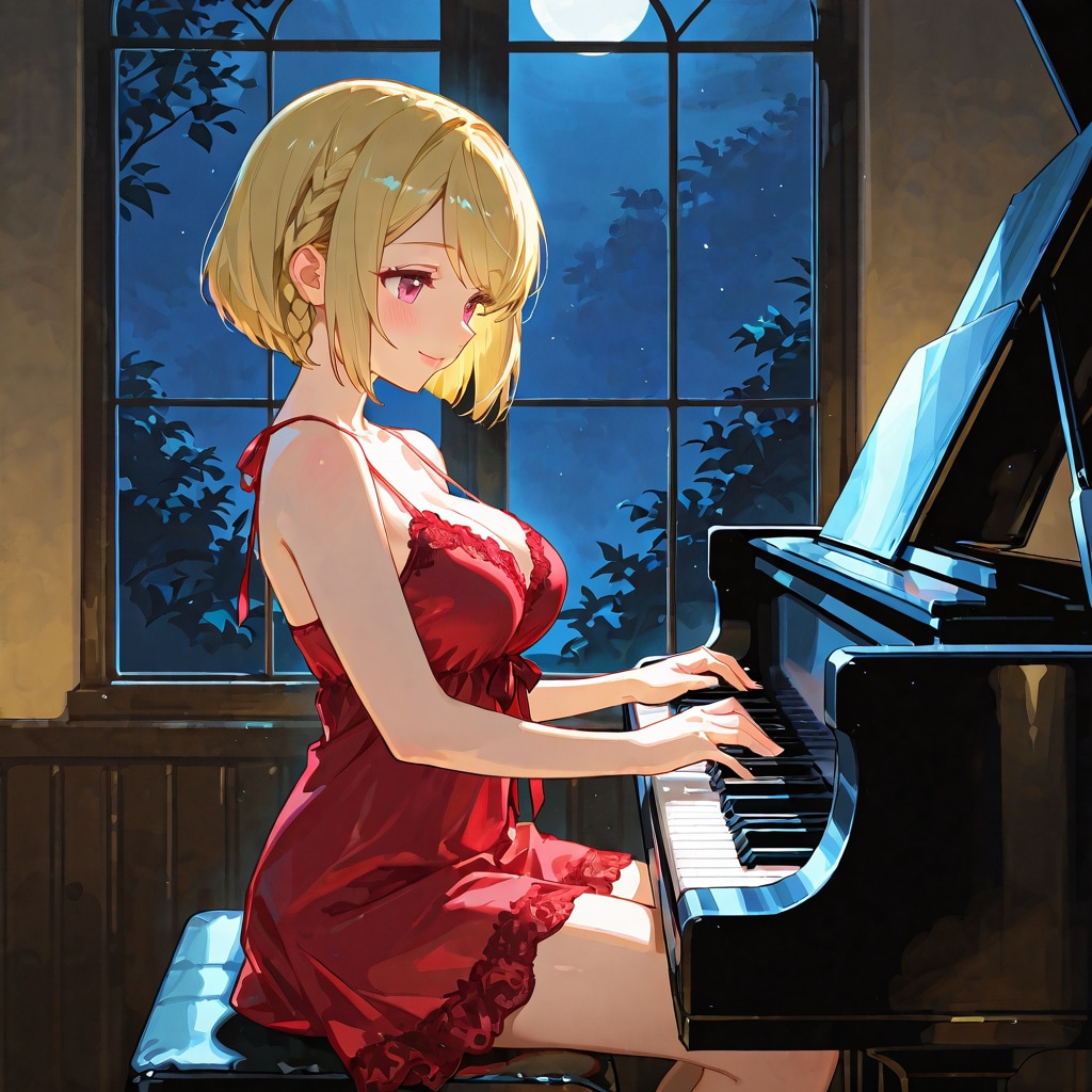 夜のピアノはおしずかに🎵