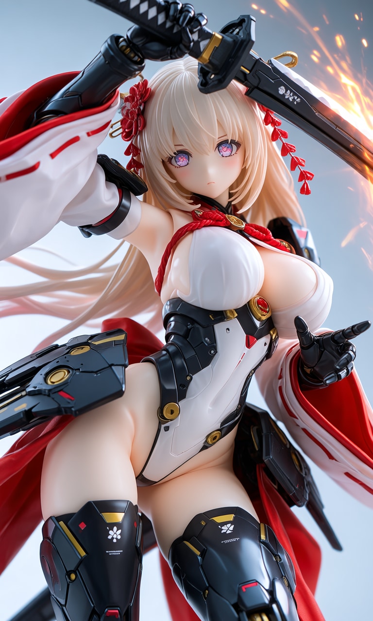 異世界制服少女達　メカ娘リルト・アイリス（Lilt-Iris）姫巫女　アクリルドールフィギュア