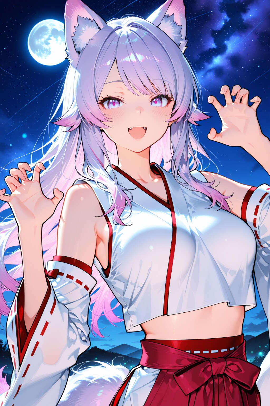 FENRIRちゃんのがおーポーズ