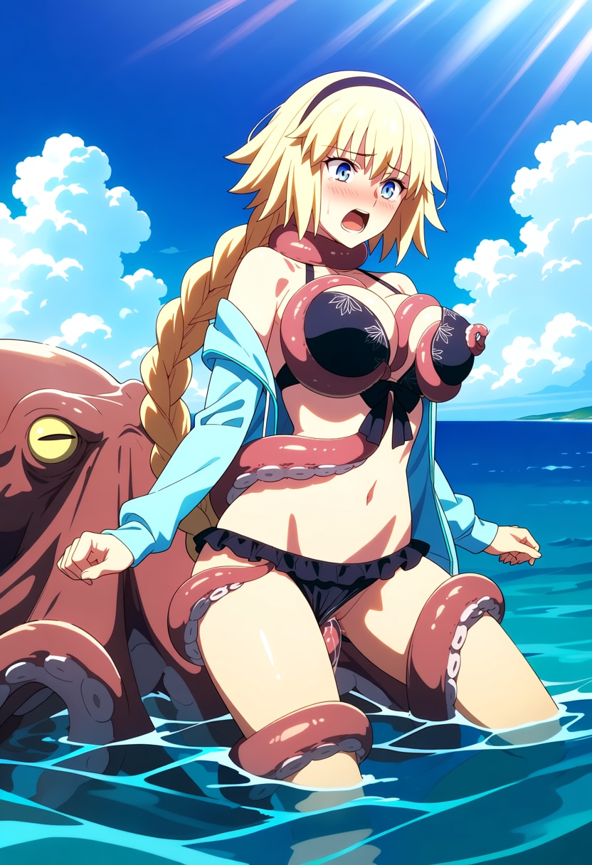 ジャンヌvs海魔(蛸)