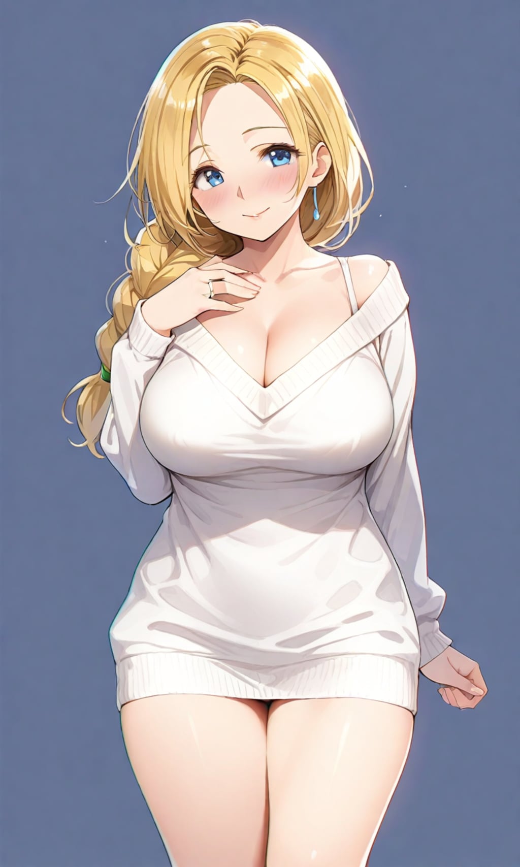 セーターを着た王妃様