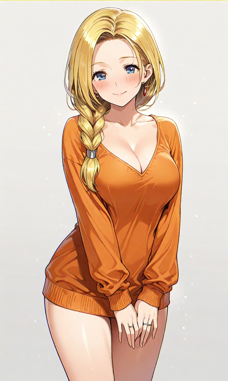 セーターを着た王妃様