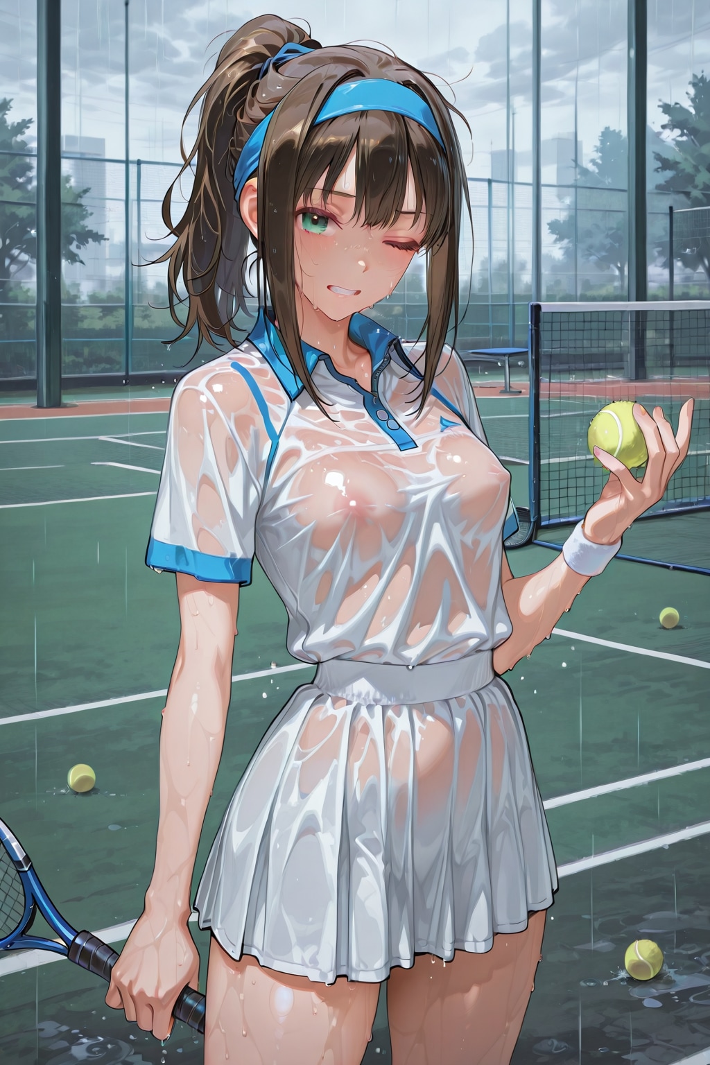 突然の雨