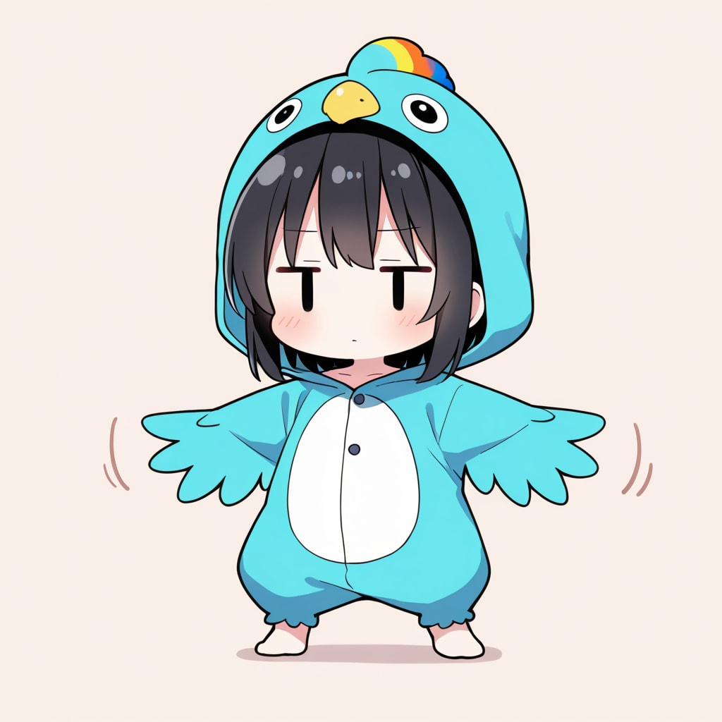 着ぐるみ着せ替え（オウム・インコ）
