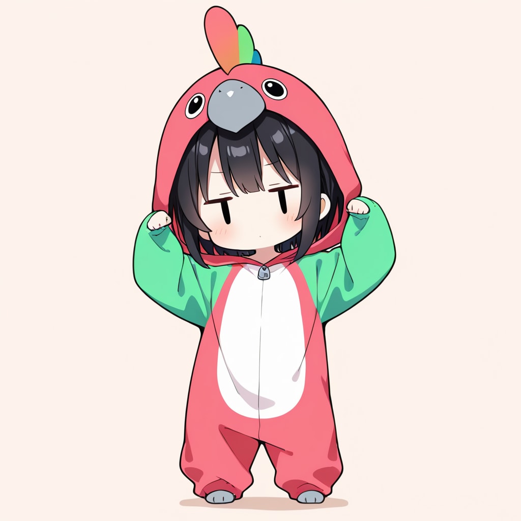 着ぐるみ着せ替え（オウム・インコ）