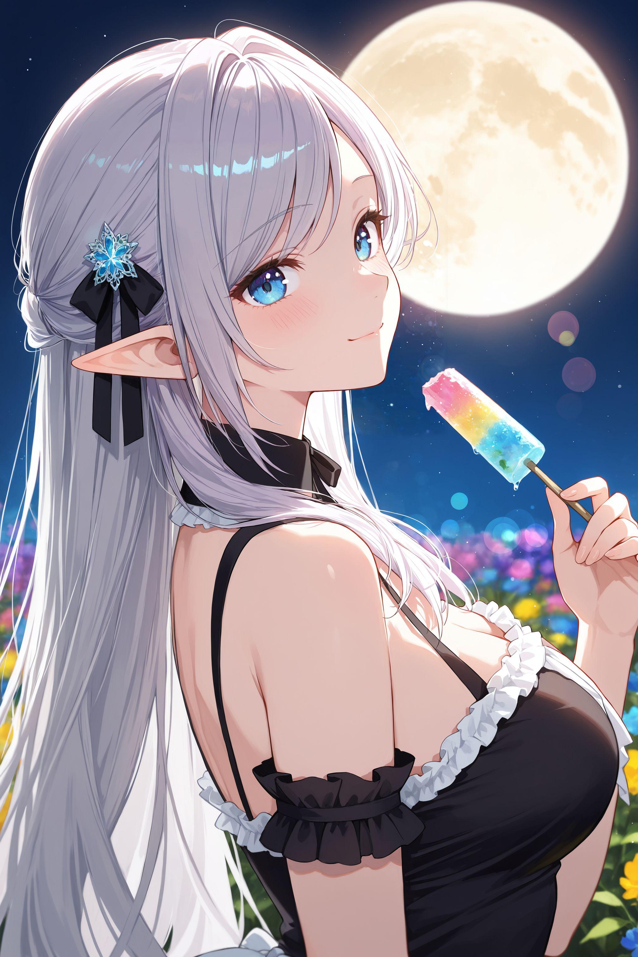 ヴァンパイアのリリスさん♪（メイドで休憩中Ver） | の人気AIイラスト・グラビア