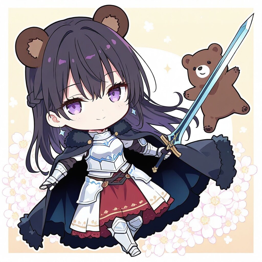 ちびちびくまみみナイト(UNICORN)