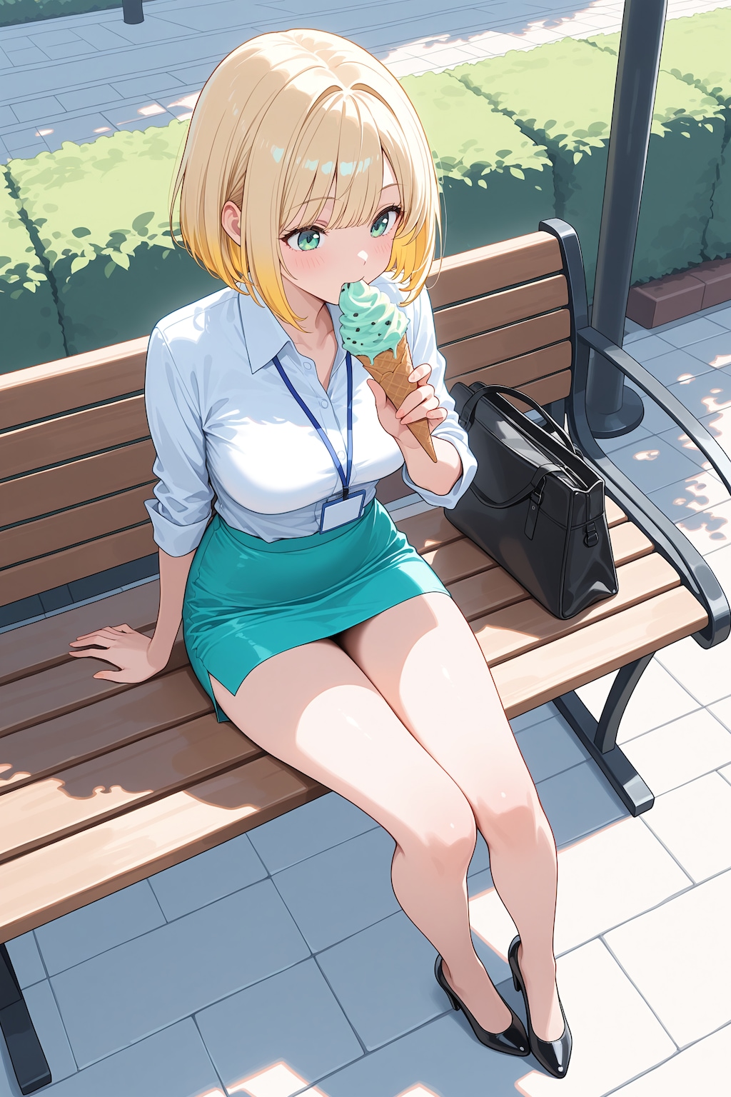 アイス大好きOLちゃん【パステル調】