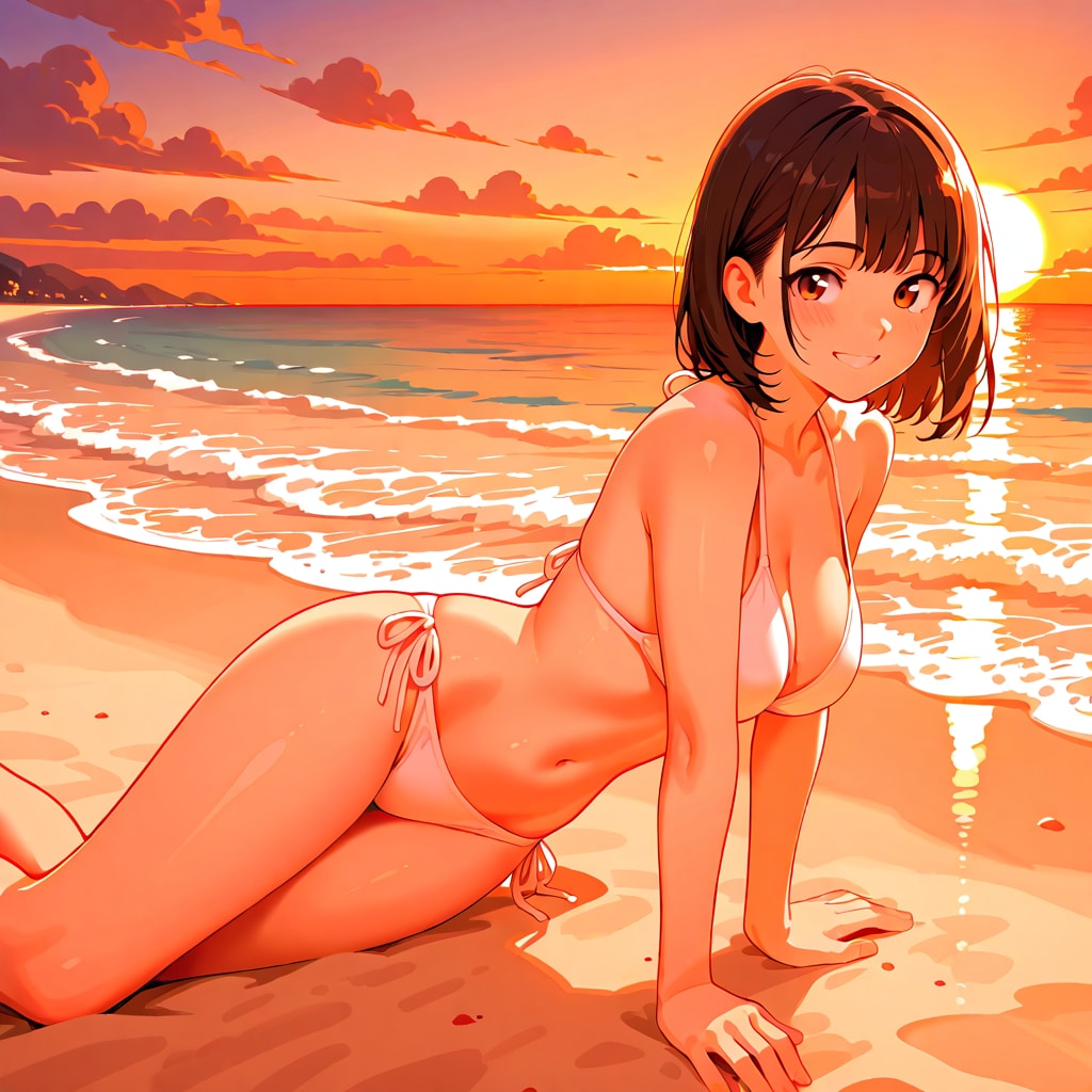 Sunset summer