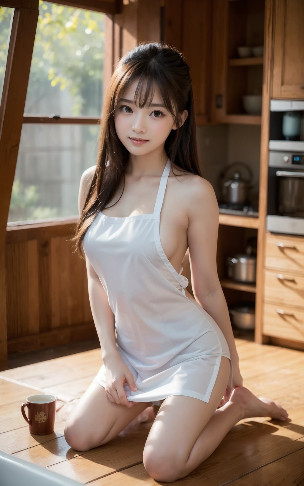 裸エプロン-10
