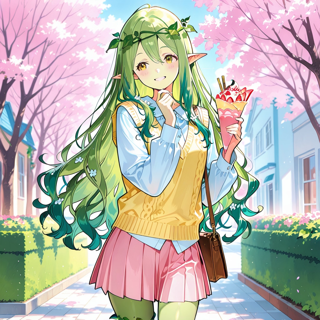 春の装い（９）DRYADちゃん PHOENIX | の人気AIイラスト・グラビア