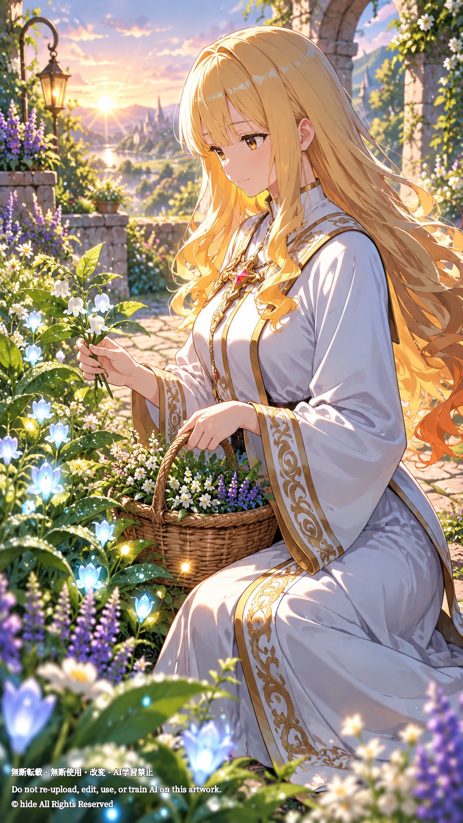 ✨ エリシアさん、薬草の庭で | の人気AIイラスト・グラビア