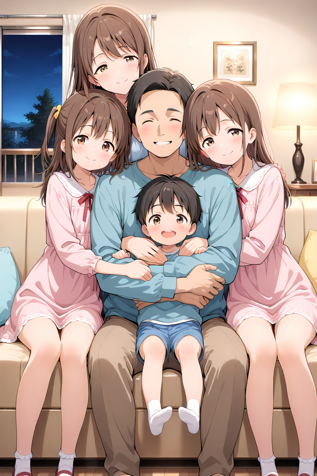 家族水入らず | の人気AIイラスト・グラビア