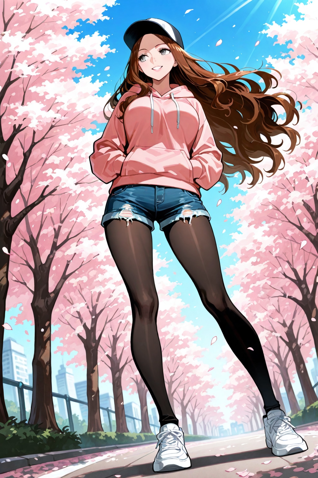 春色コーデの女の子　その２