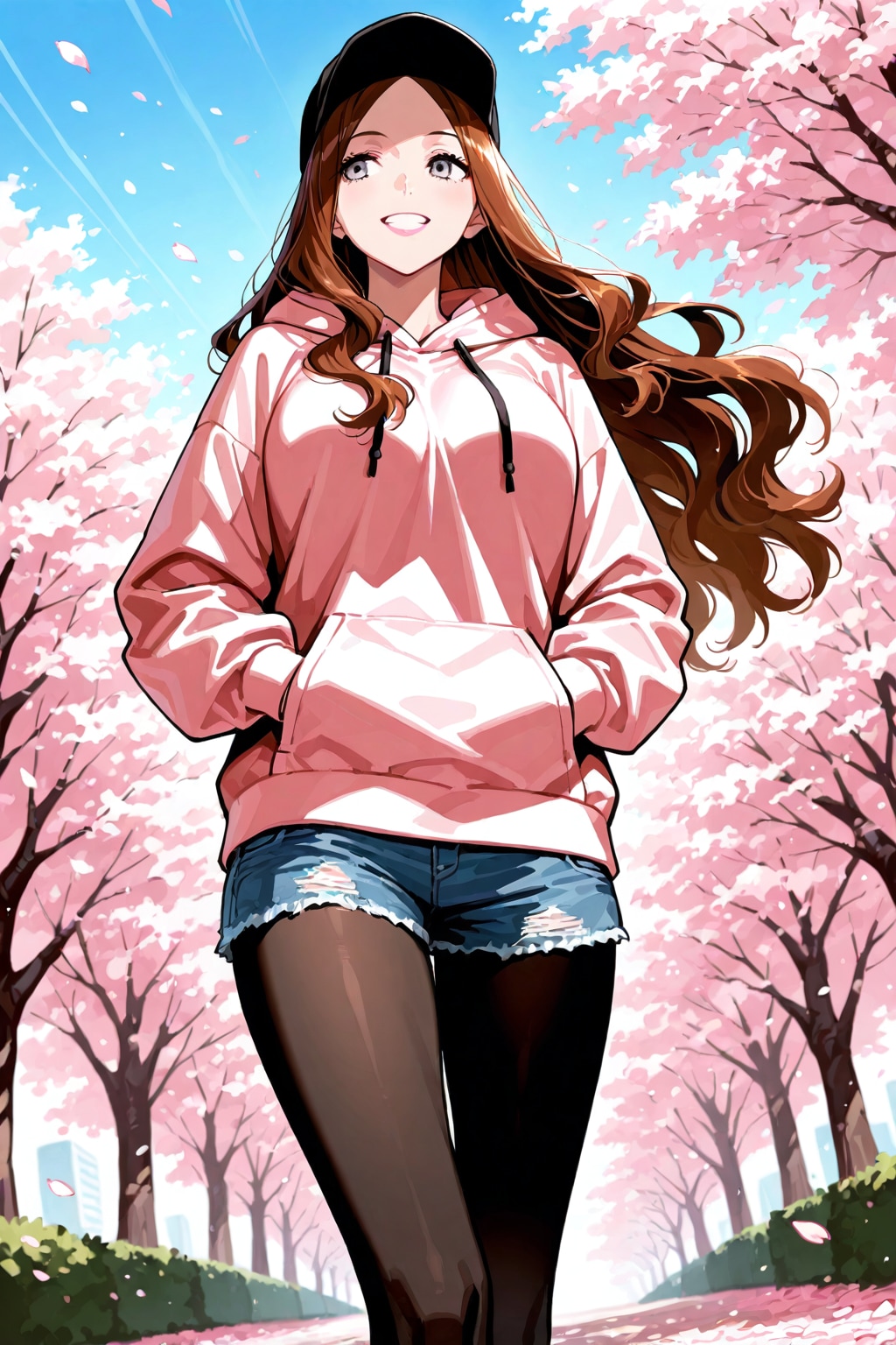 春色コーデの女の子　その２