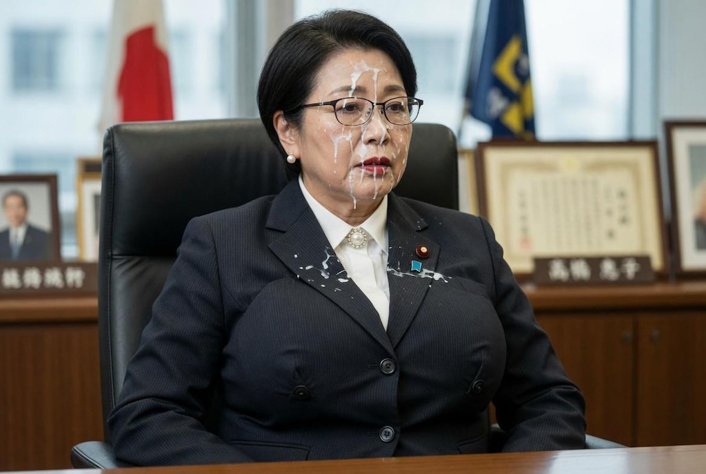 胸に大きな希望を秘めた女性大臣