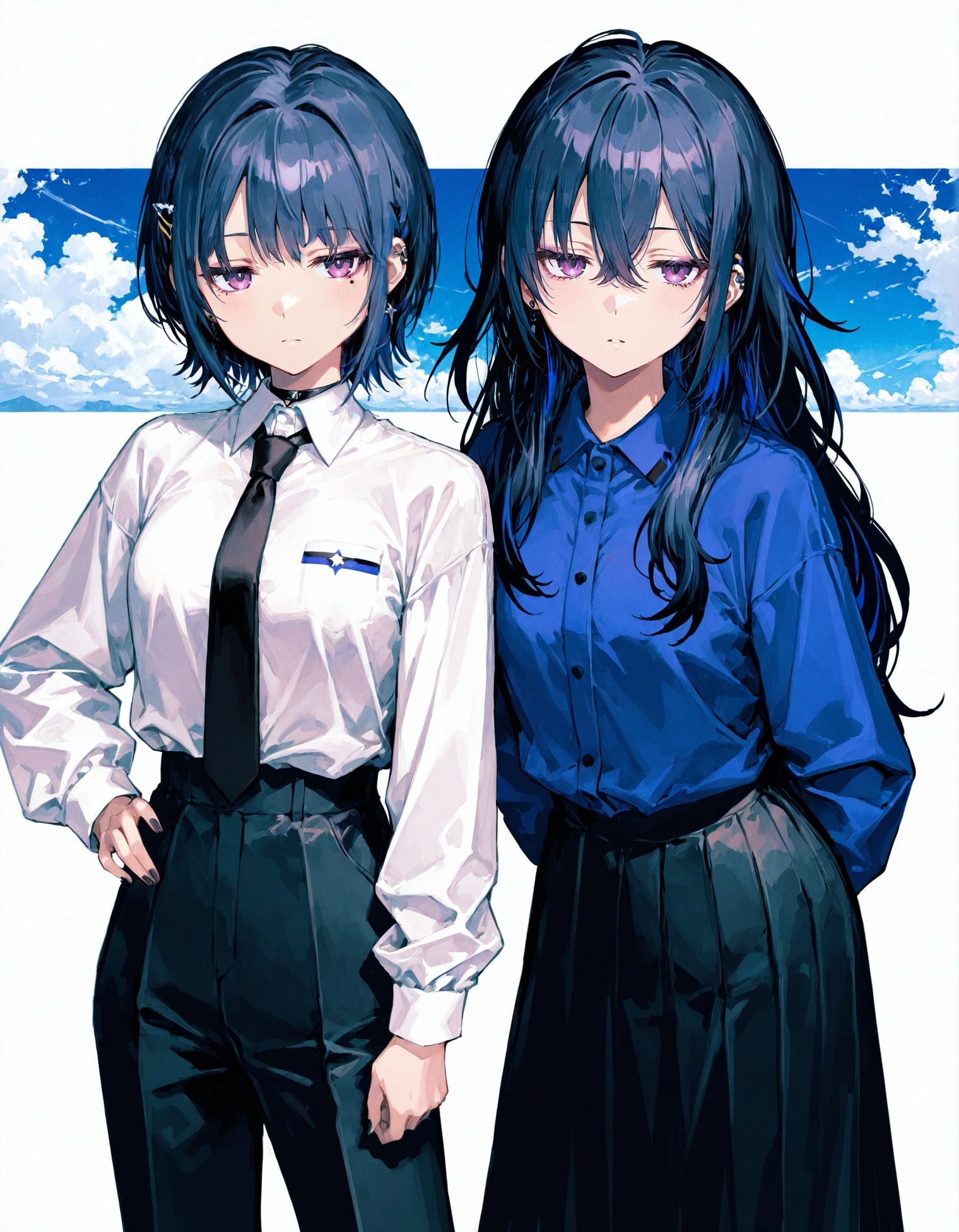 ダウナー駄目バイトペア | の人気AIイラスト・グラビア