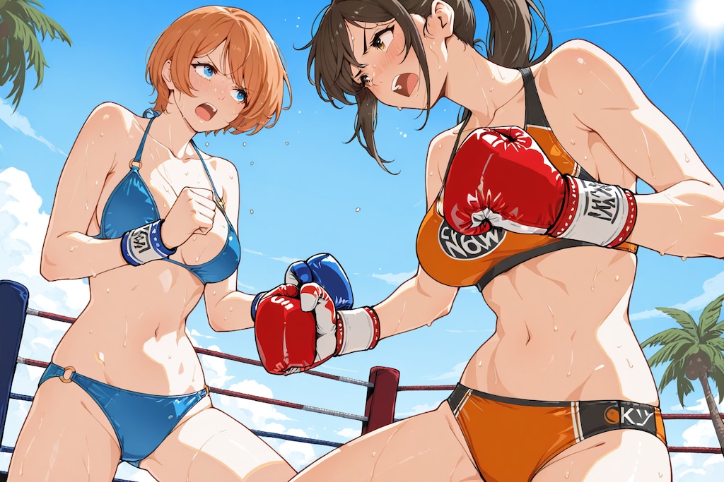 真夏のビキニボクシング