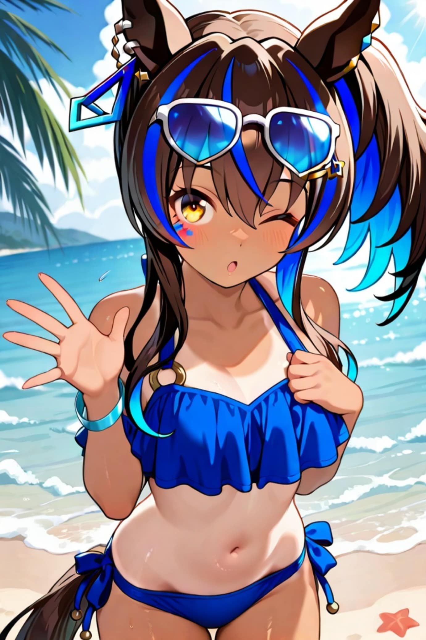 海で楽しむヘリオス