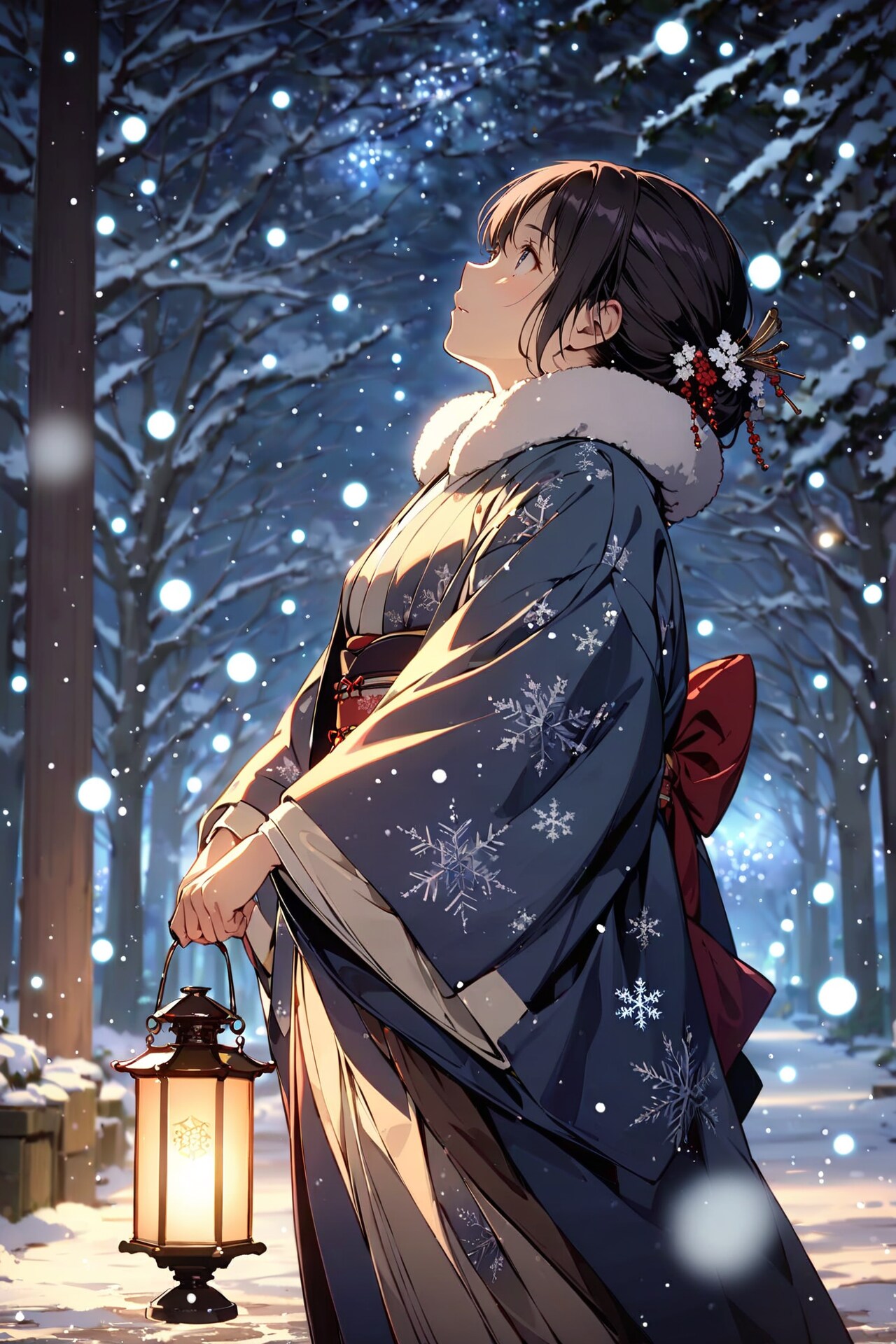 雪夜 | の人気AIイラスト・グラビア