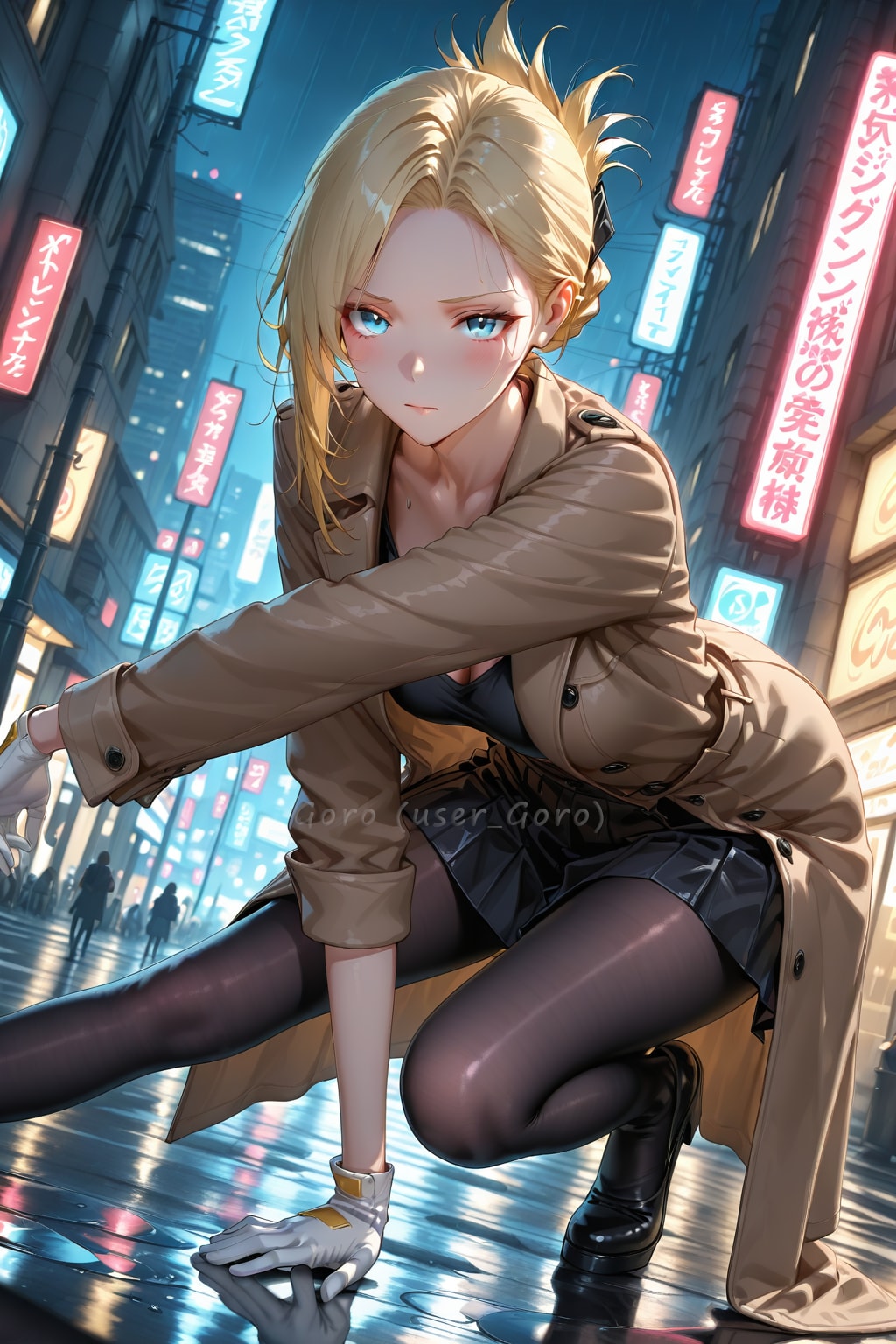 探偵はネオン街に居る | の人気AIイラスト・グラビア