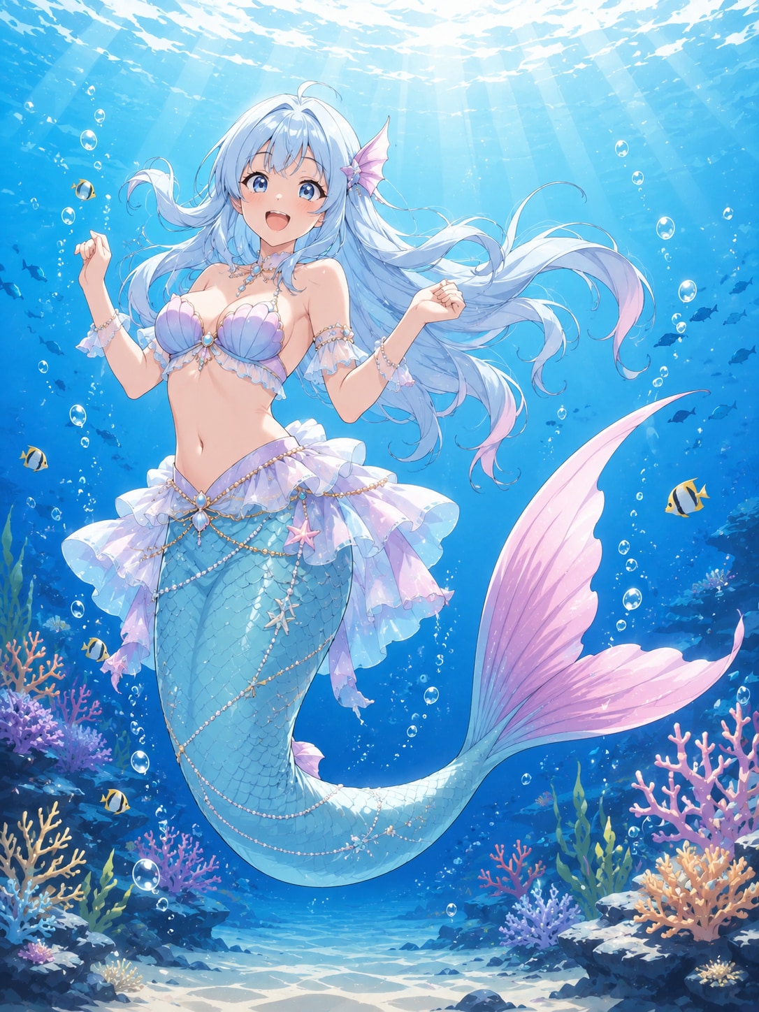 海光の人魚娘