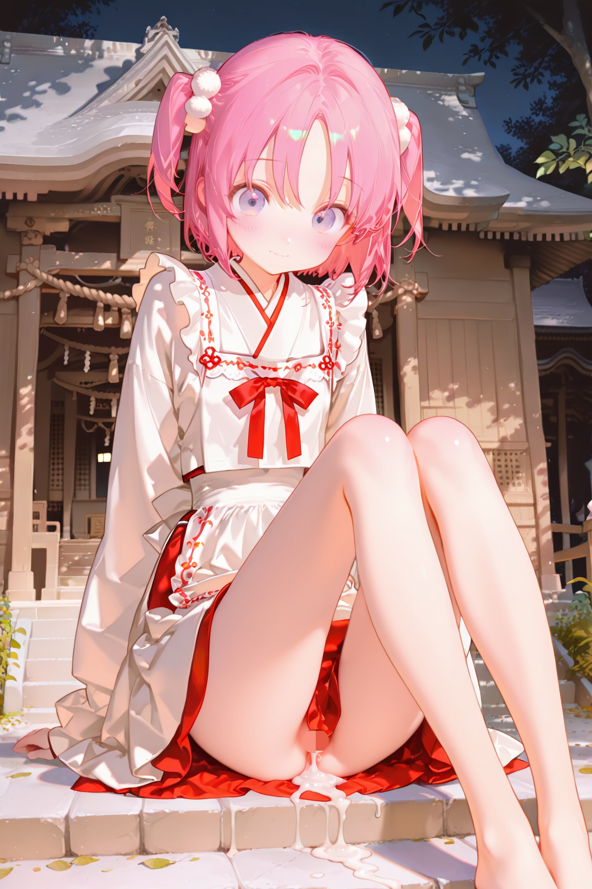 PEGASUSでフリフリ巫女服