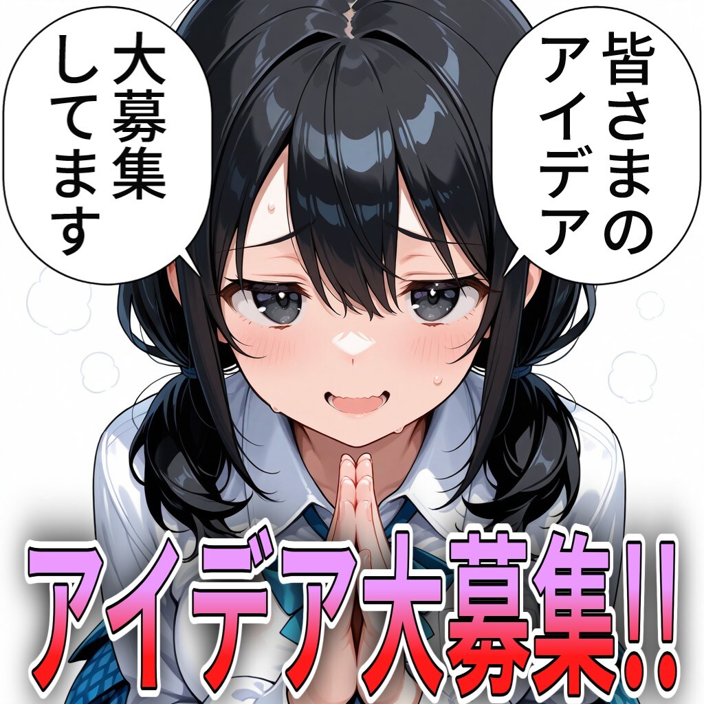 アイデア大募集です!!