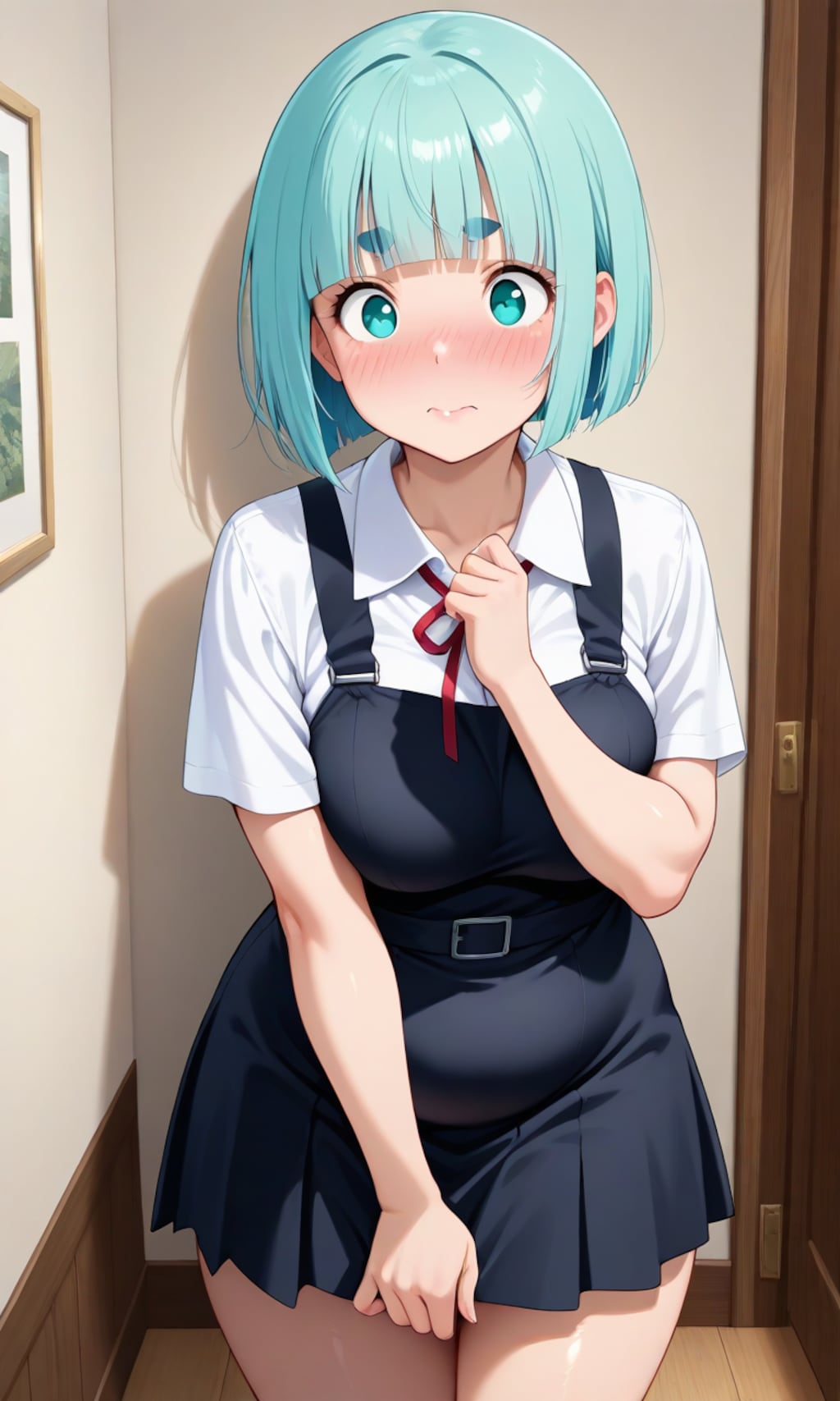 調整おかっぱの娘