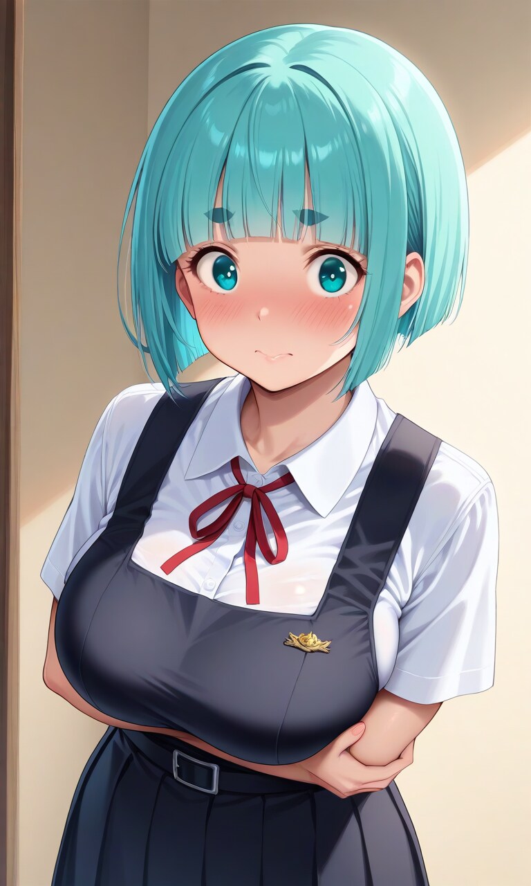 調整おかっぱの娘 | の人気AIイラスト・グラビア