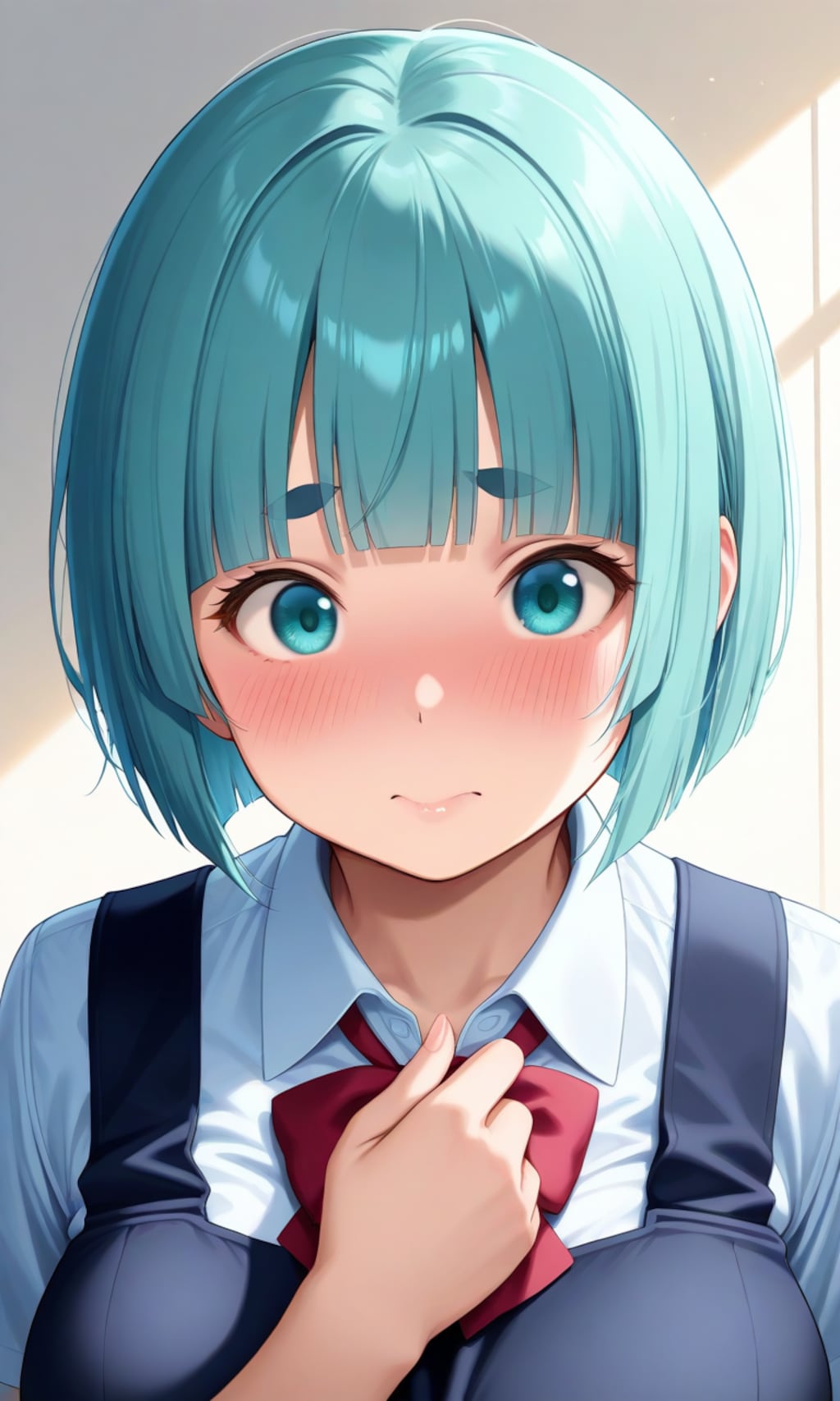 調整おかっぱの娘