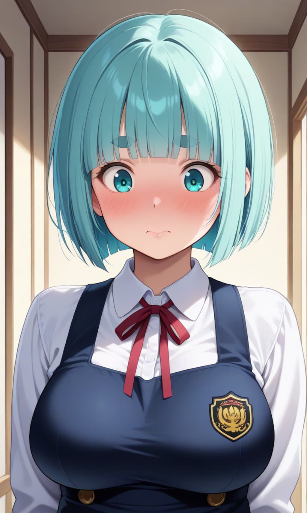 調整おかっぱの娘