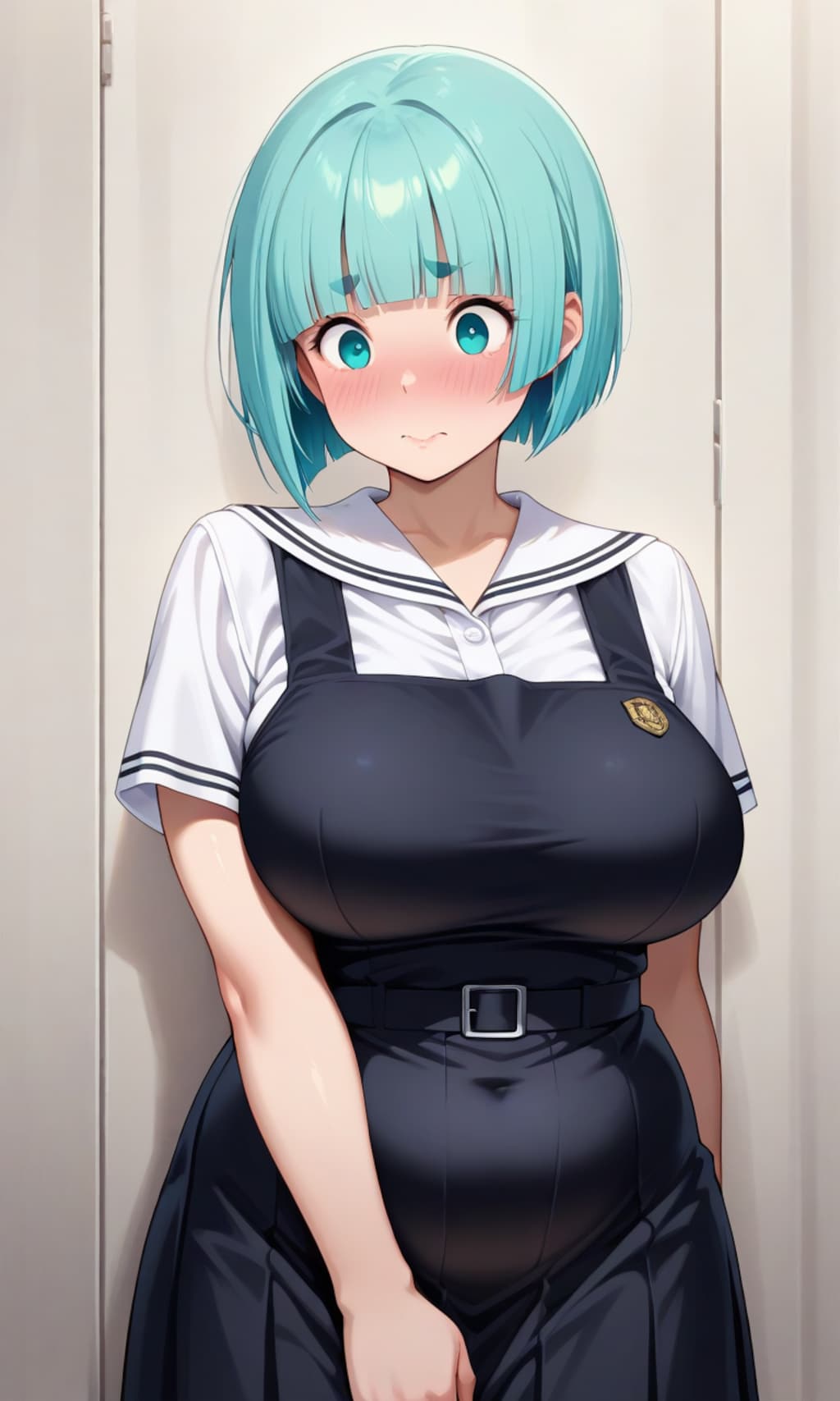 調整おかっぱの娘