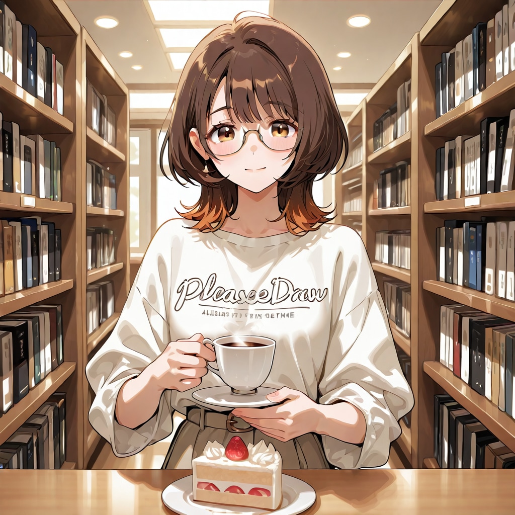 書庫のお姉さん