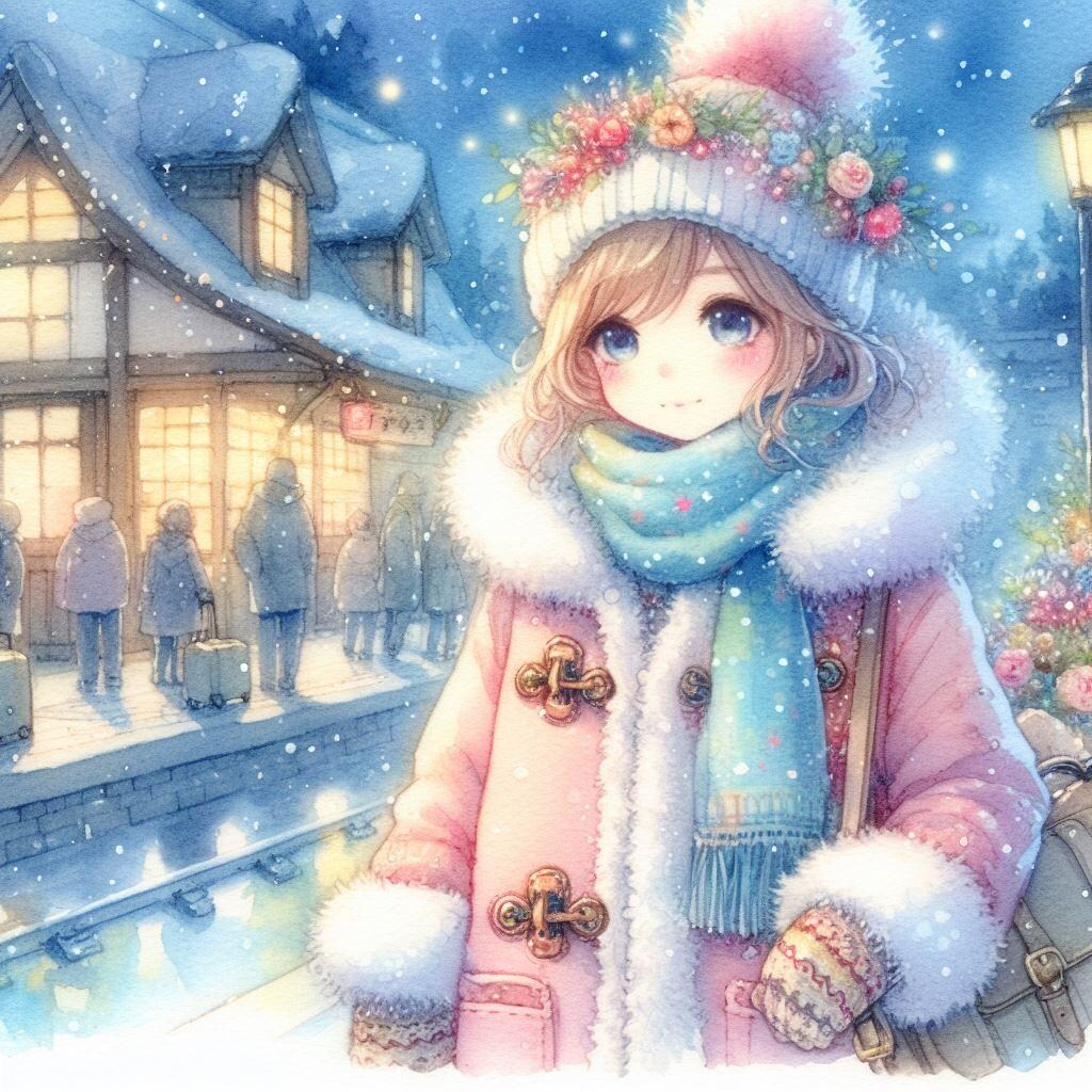 冬のホーム