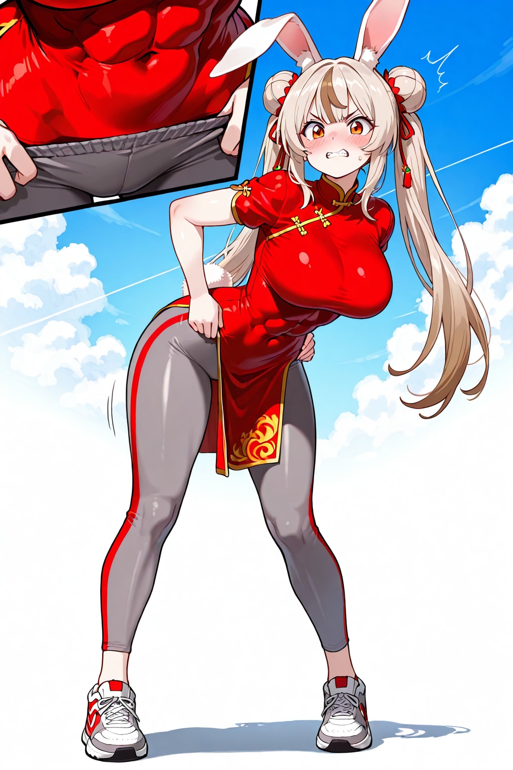 🐰ズボン破けませんように！ランジ左右各44回🐇