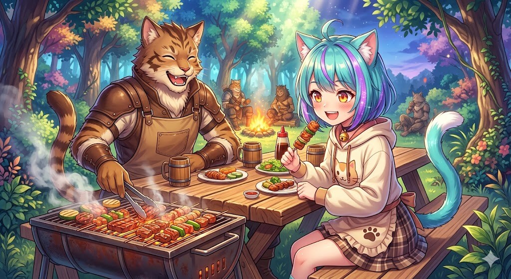 異世界の猫獣人とミケちゃん