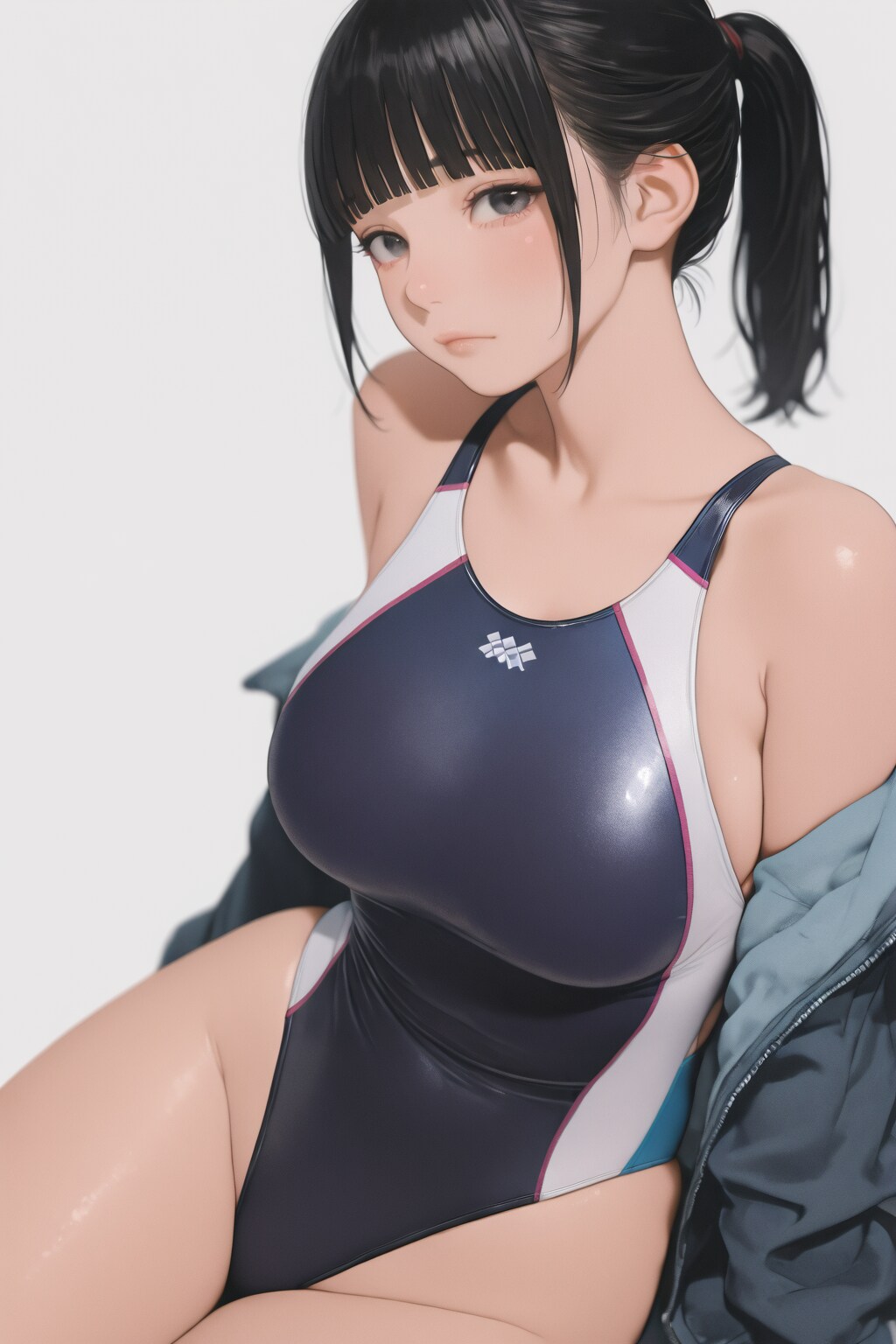 ジャケットと水着