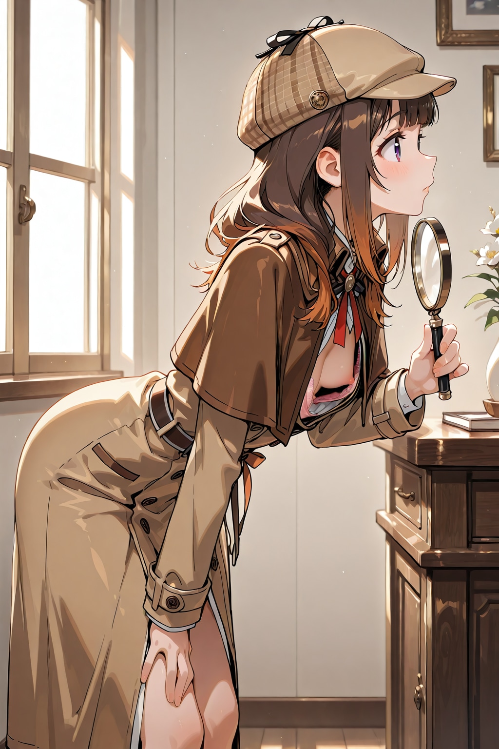 胸チラ探偵