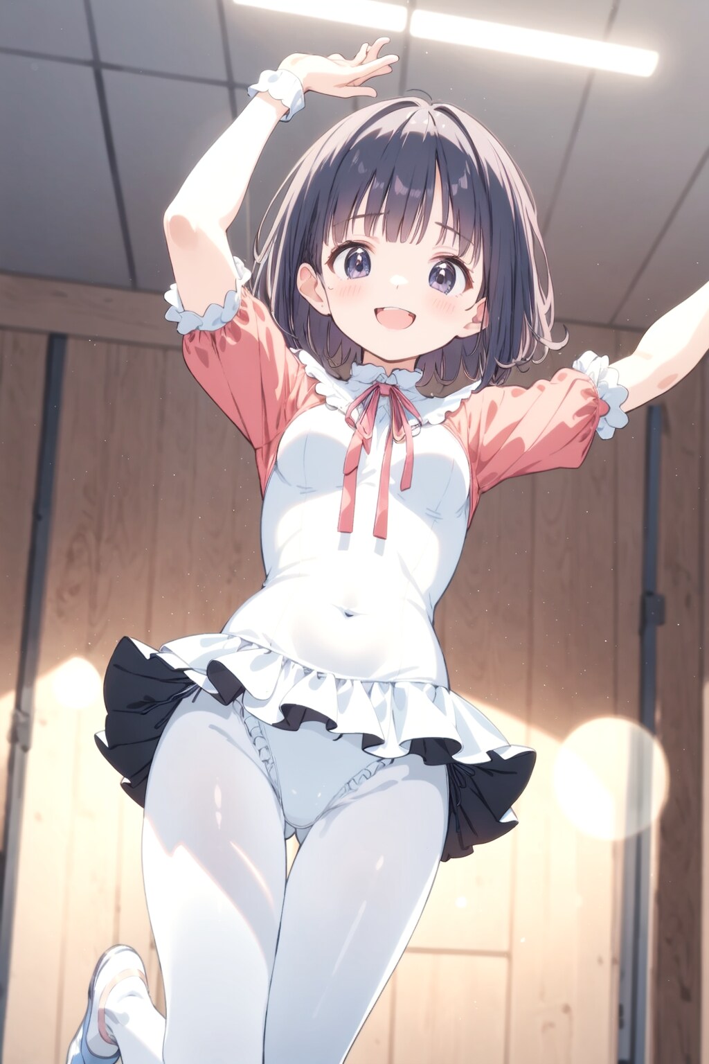 見て♪上手に踊れているかな？