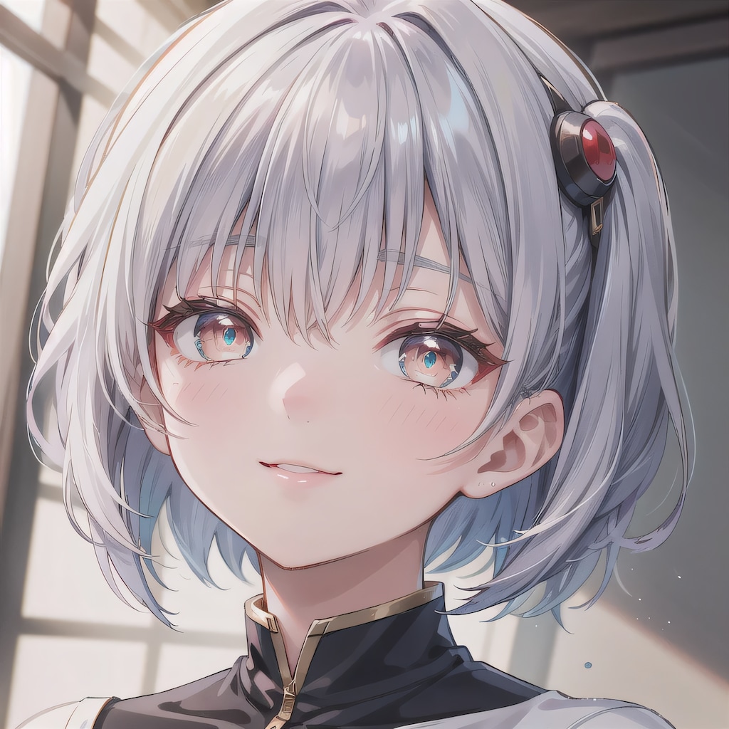 灰髪ボブの少女２