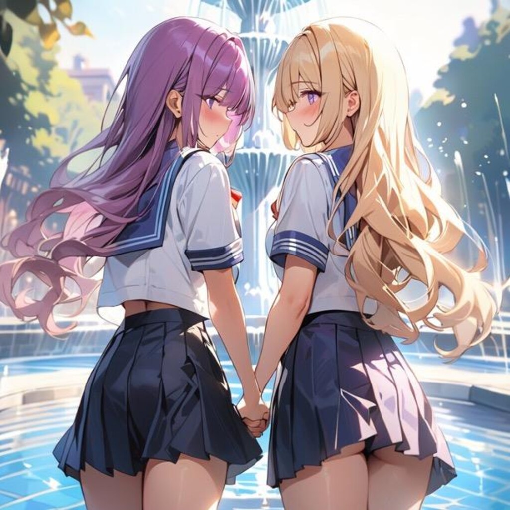 結菜(ゆな)と紗奈(さな)