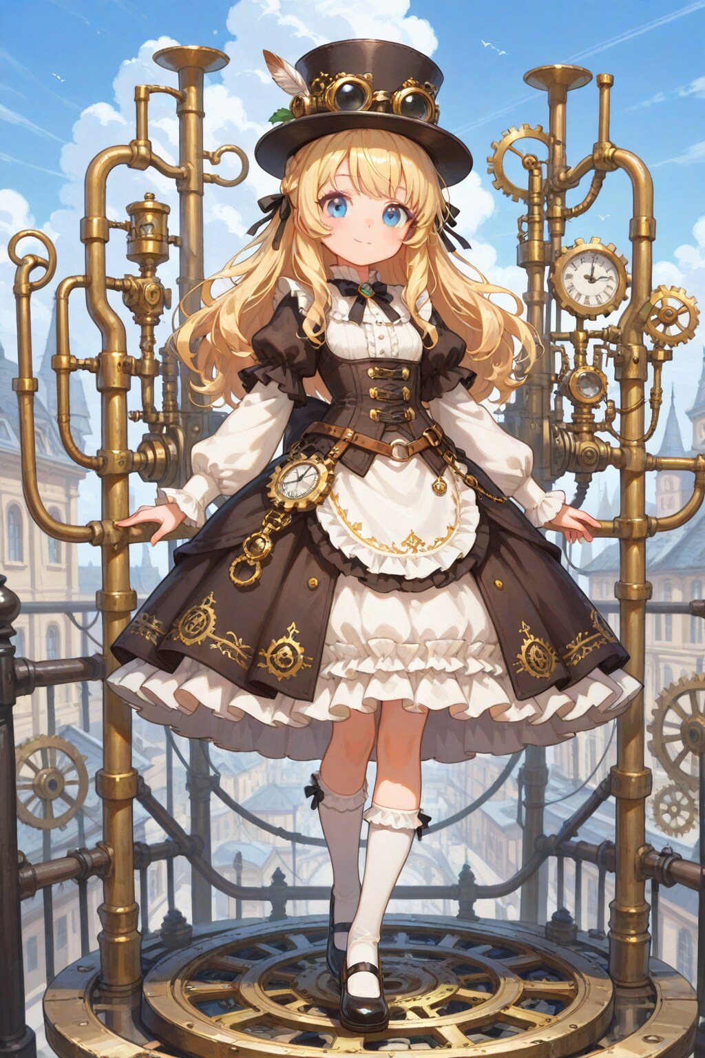 スチームパンクなお嬢様と不思議な蒸氣からくり（試作型）