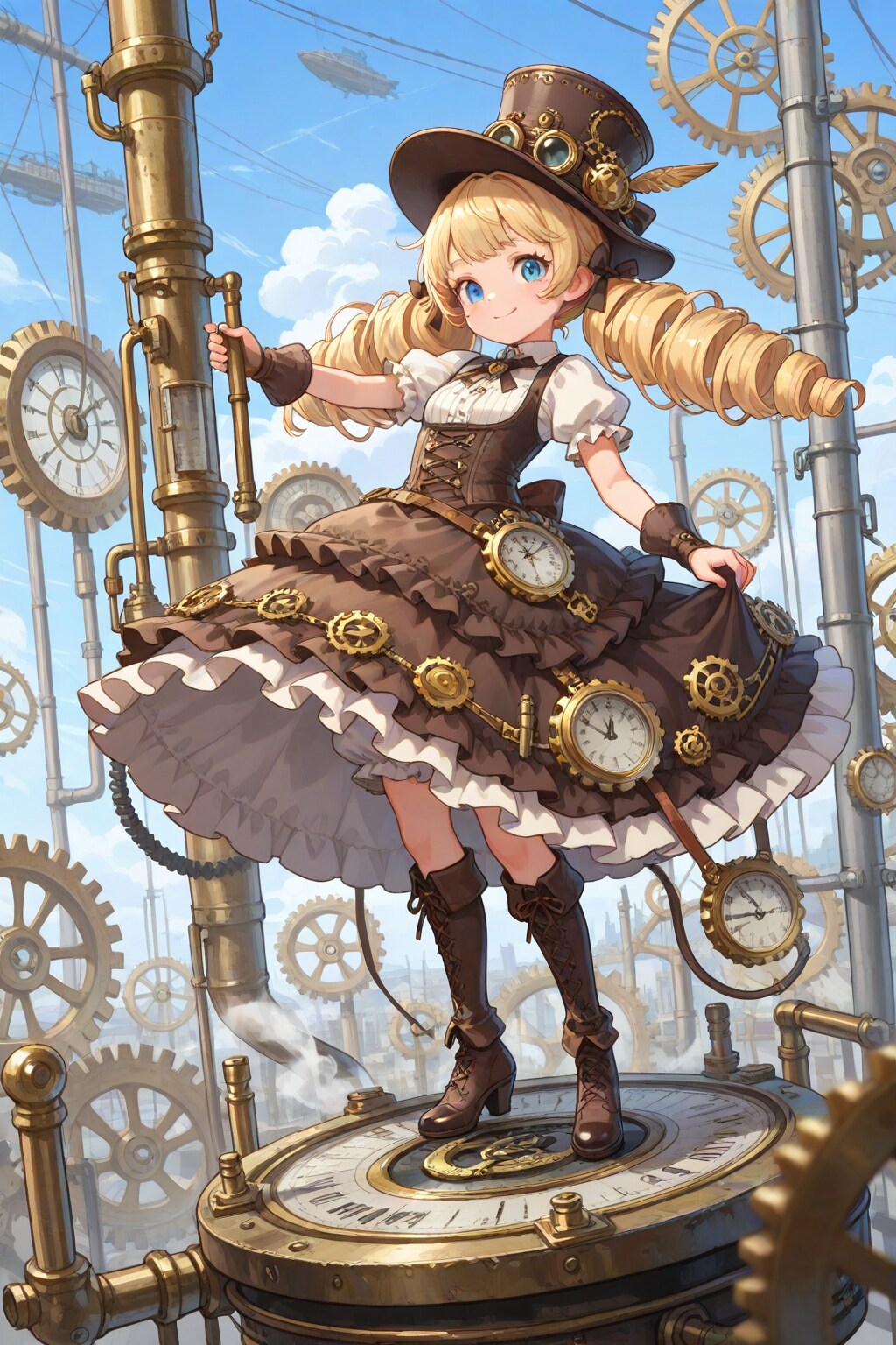 スチームパンクなお嬢様と不思議な蒸氣からくり（試作型）