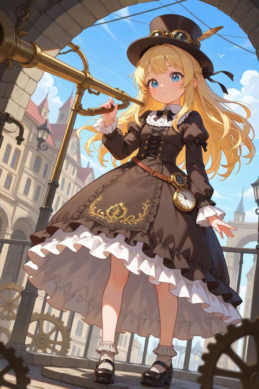 スチームパンクなお嬢様と不思議な蒸氣からくり（試作型）