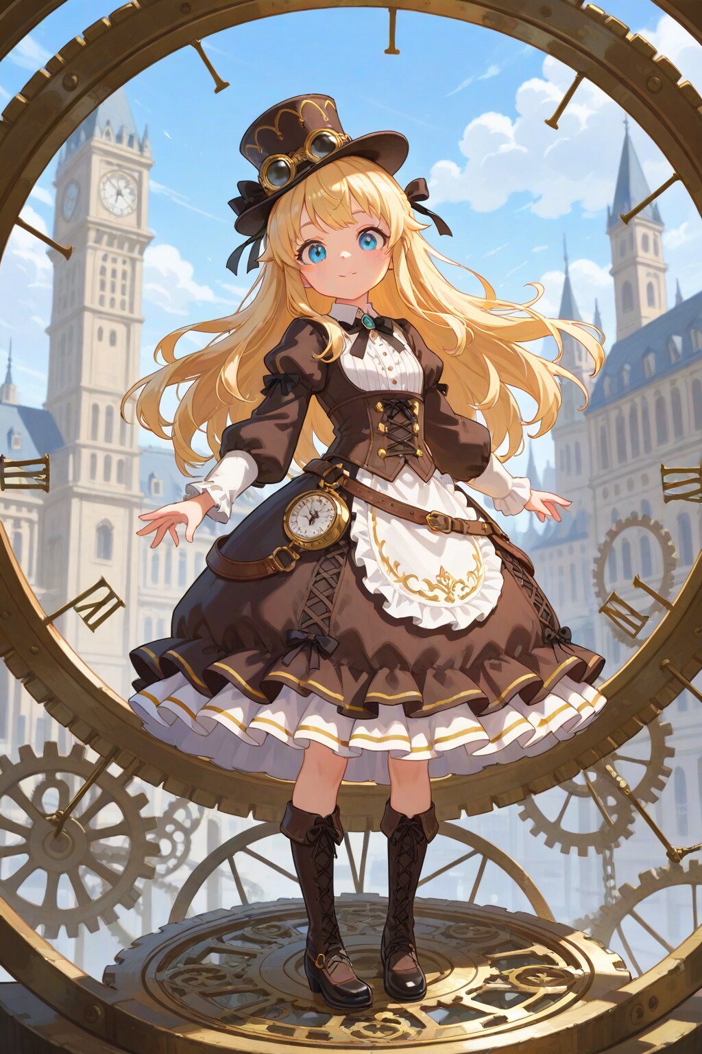 スチームパンクなお嬢様と不思議な蒸氣からくり（試作型）