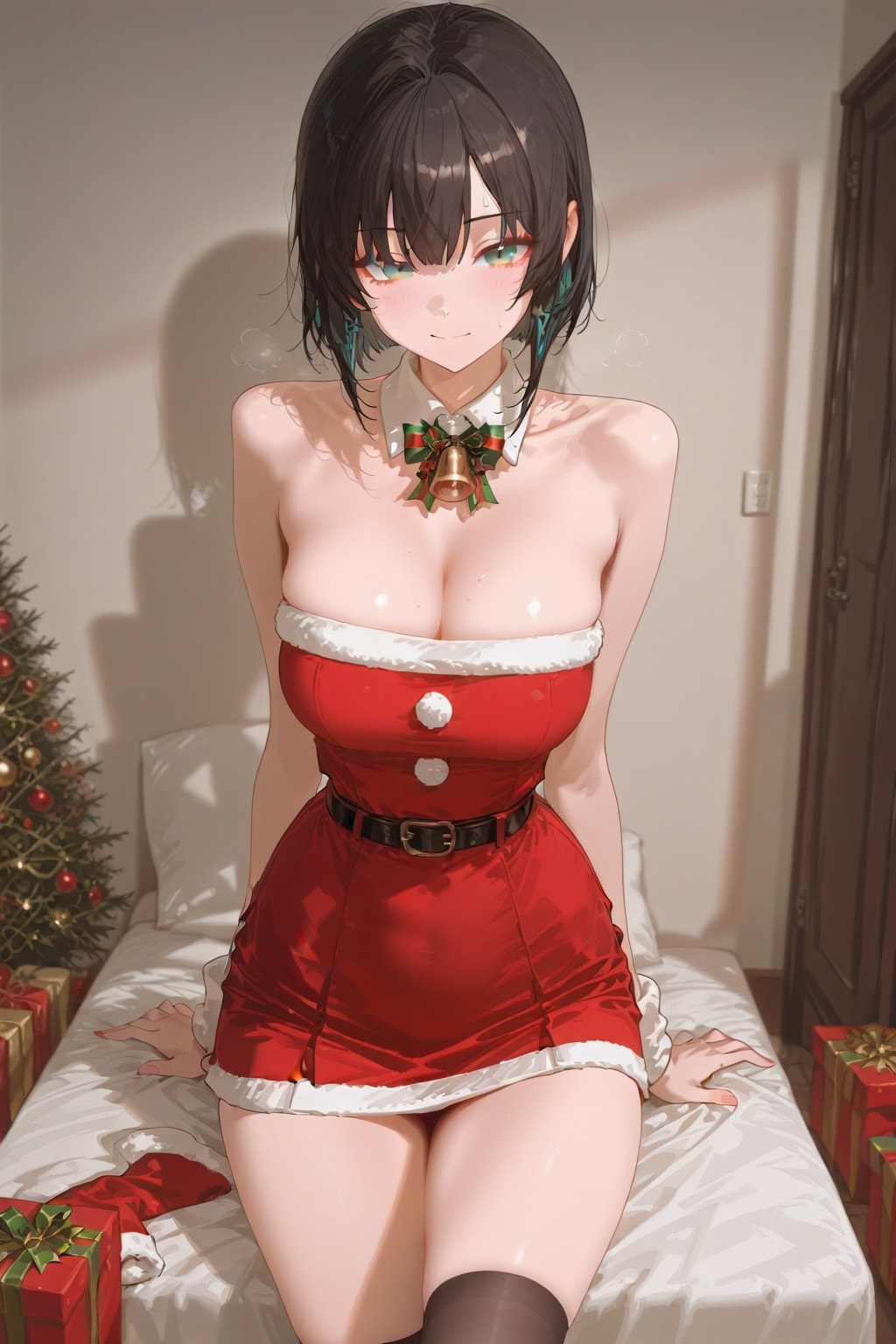 サンタコスの美少女