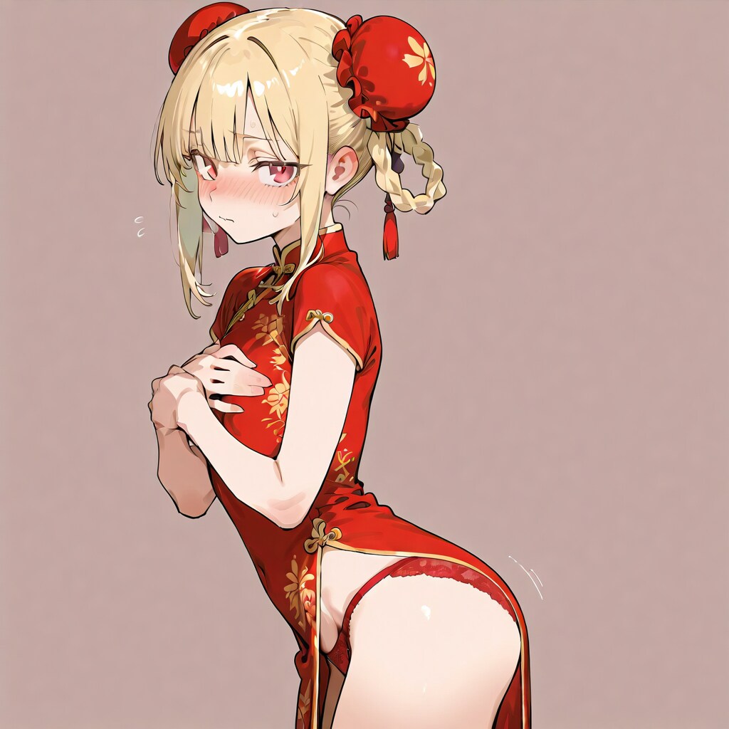 チャイナドレスの娘