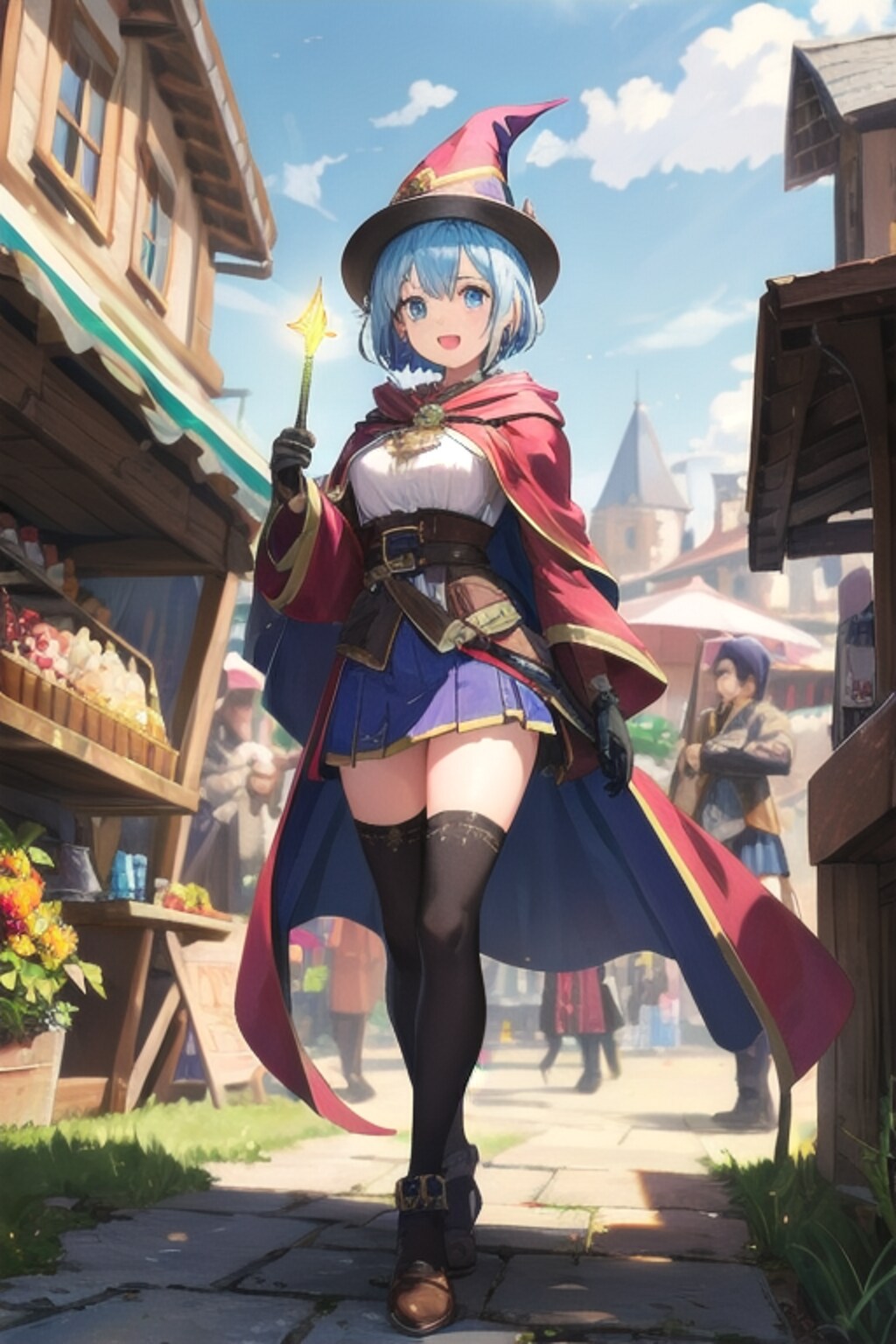 魔法使い、市場へ行く