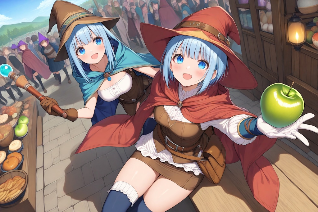 魔法使い、市場へ行く